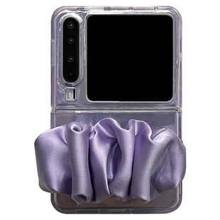 日韩高级感丝巾腕带适用于华为pocket2手机壳全包新款pockets折叠屏我还超火p50宝盒翻盖防摔保护套女款潮牌