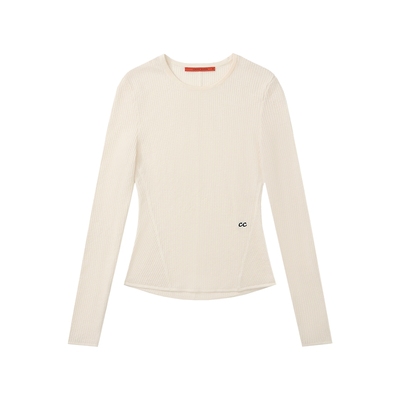 COMMXN·律动华夫格羊毛套头衫休闲百搭针织毛衣2025冬季新款女装