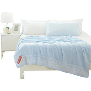 恒源祥上海老牌全棉老式毛巾被夏季家用毛巾毯纯棉成人午睡空调被