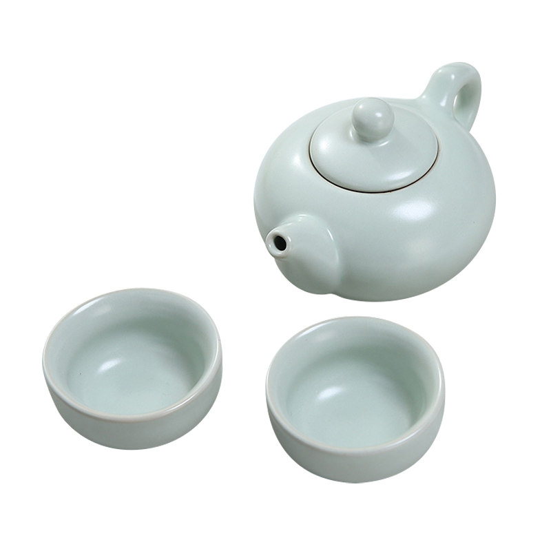 陶瓷功夫茶具小套装茶杯茶壶旅行包户外便携随身单个人泡茶器定制