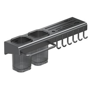 2026新款刀架置物架厨房壁挂式多功能菜刀架筷子筒一体刀具收纳架