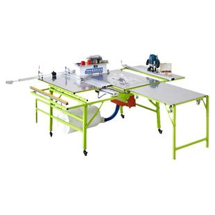 木工锯台多功能一体机无尘子母锯折叠推台锯精密轨道推拉台工作台