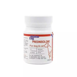 摩登狗P5舒敏迈微舒宠物猫狗泼尼松龙止痒抗过敏性皮淋巴瘤口炎片