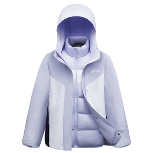 【斐护Pro】FILA斐乐儿童童装羽绒服2025年冬新款女大童加绒外套