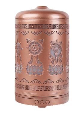 藏式电动转轮家用加湿器熏香静音