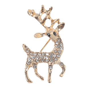 罗蒙西装礼服胸针小鹿肩章配饰儿童演出服模特走秀服胸花配件