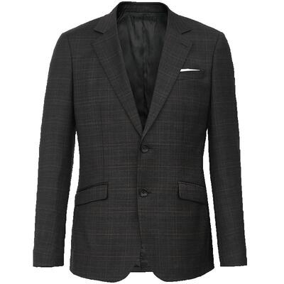 [专区到手1折起]绫致SELECTED思莱德正装含羊毛格纹两粒扣西服潮