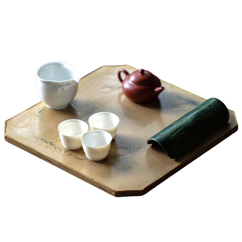 大漆茶盘干泡台木胎非遗纯手作