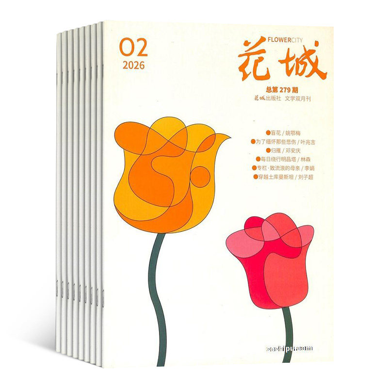 花城杂志 2027年1月起订 1年共6期 杂志铺全年订阅 短篇 中短长篇小说散文随笔诗歌 现代文学文摘 文艺青年精神家园期刊杂志图书
