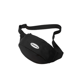 轻便腰包男士手机斜挎包潮牌胸包日系简约单肩小背包女休闲运动男