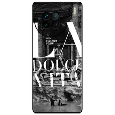 费里尼经典复古电影手机壳浮雕