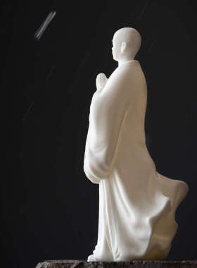 久造创意陶瓷小和尚禅意摆件中式家居客厅人物装饰书房博古架摆设