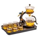 玻璃懒人自动泡茶神器2023新款茶具套装家用轻奢高档磁吸泡茶茶壶
