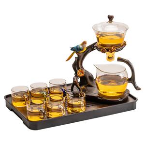 玻璃懒人自动泡茶神器2023新款茶具套装家用轻奢高档磁吸泡茶茶壶