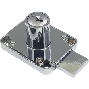 加长锁舌两档抽屉锁XIEHE协和C级柜子柜门锁折叠钥匙办公加长锁芯