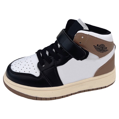 2025秋冬季新款儿童高帮篮球板鞋潮牌女童加绒二棉男童运动鞋宝宝