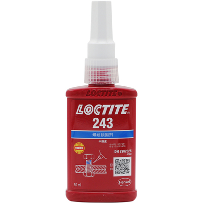 loctite乐泰胶水243螺丝胶222螺纹胶263/272/277紧固防松密封胶
