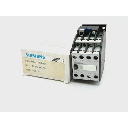 NEW SIEMENS 3TH42440AP6 CONTROL RELAY 240 VOLTS 3TH42440A 3T