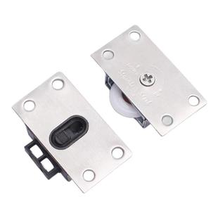 338不锈钢推拉门老式滑轮衣橱柜移门上下轮趟门窗凸轮轨道滚轮子