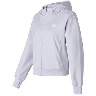 斯凯奇运动外套冬季男女同款柔软舒适保温针织连帽休闲潮流运动款