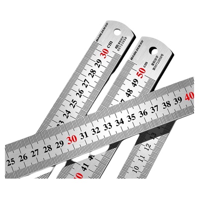 加厚高精度不锈钢直尺15/30/50cm