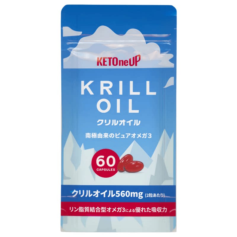 日本KETOneUP磷虾油深海萃取磷脂Omega3DHA EPA 虾青素成人营养
