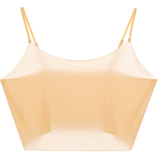 吊带背心女冰丝夏季薄款无痕防透防走光内搭修身美肤打底无袖上衣