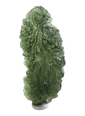 捷克玻璃陨石摩达维原石吊坠