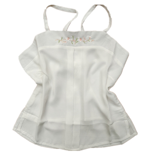 肩带可调春夏内搭宋抹背心吊带宋制纯色大码日常汉服复古女绣花秋