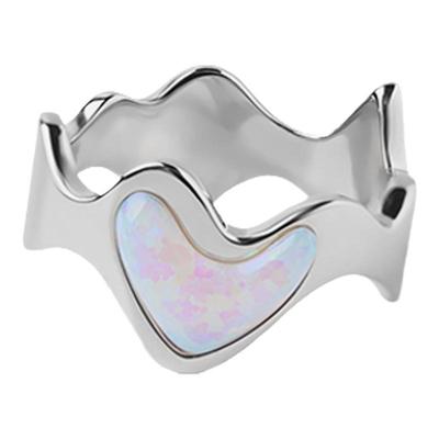 Mouhooland欧泊云霞戒指