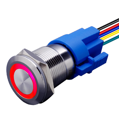 19mm不锈钢金属按钮开关