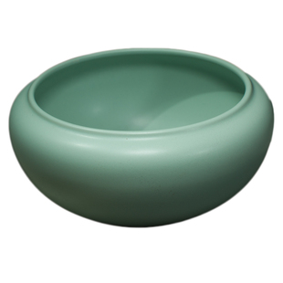 汝窑陶瓷笔洗复古中国风国画书法文房水盂洗毛笔缸盆涮笔池大水洗