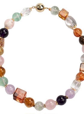 摩邦珠宝祈丽多宝项链手链粉水晶高级女款时尚节日礼品