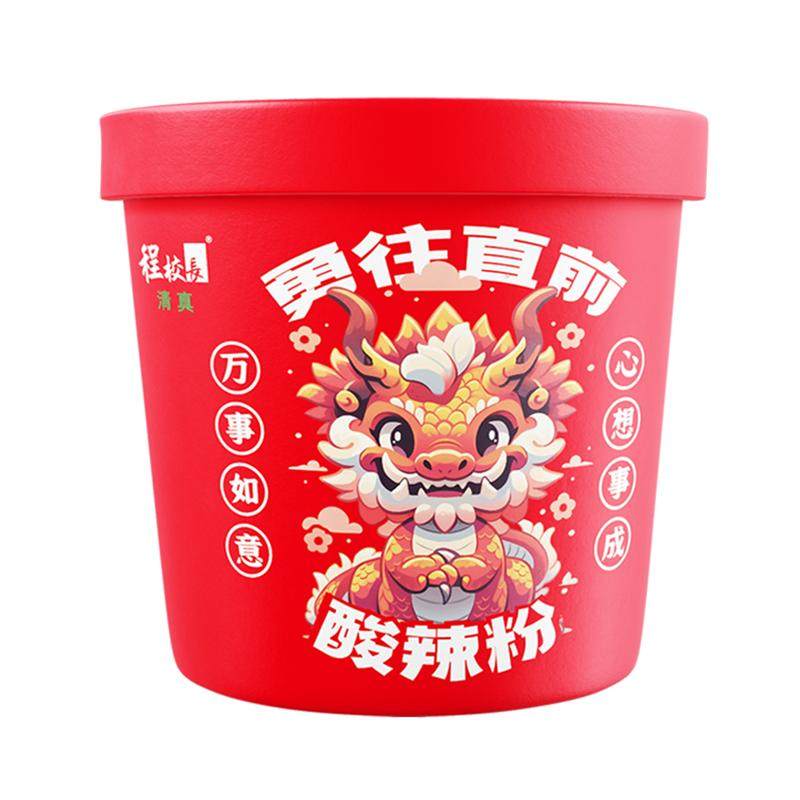 程校长龙头酸辣粉桶装正宗红薯粉清真食品粉丝速食懒人夜宵旗舰店