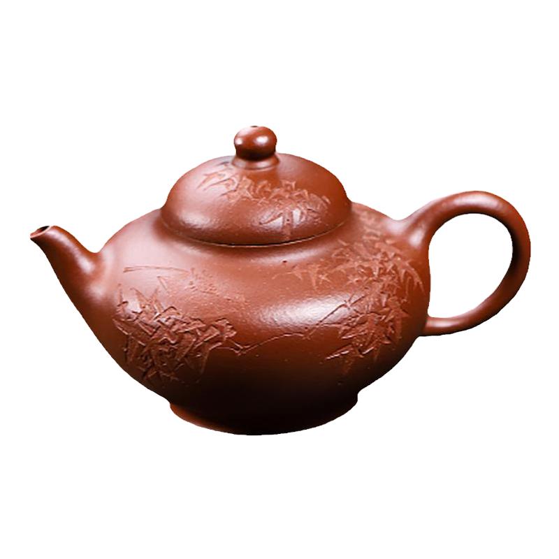 名壶秋月原矿紫砂纯手工制作