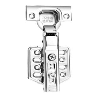 3.0厚铰链合页柜门液压阻尼直弯中弯大弯全盖半盖脱卸合叶不锈钢