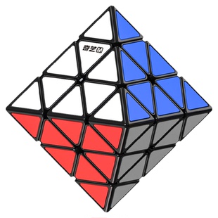 奇艺转面八面体魔方fto异形高难度儿童比赛专用学生正品益智玩具