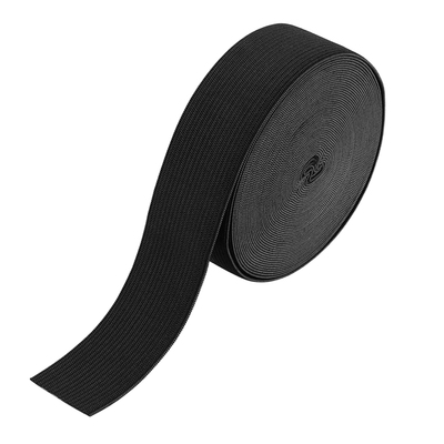 加厚扁松紧带弹力绳家用黑白色