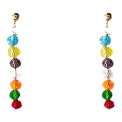 夏日925银针水晶手作设计感耳饰