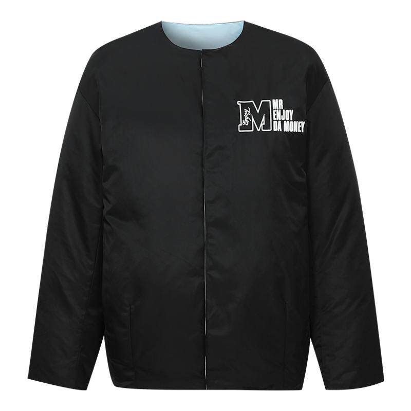 MEDM24FW茧形双面穿刺绣羽绒服