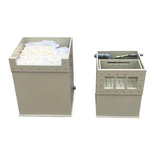 锦鲤鱼池生态沼泽过滤箱树叶收集水泵箱庭院隐藏溪流培菌净水过滤