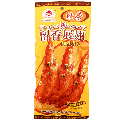 欣荣留香展翅膨化非辣条26g油炸