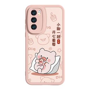 可爱猪猪适用华为p40手机壳pura70新款mate40pro情侣款p60荣耀90女款p50男p30可爱卡通nova11小羊皮8套magic5