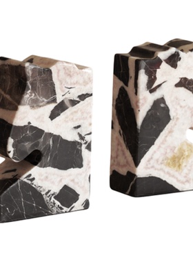 中古风轻奢玉石烛台摆件