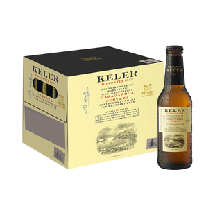 开勒高度拉格黄啤酒250ml/660ml西班牙原瓶原箱进口新年送礼礼盒