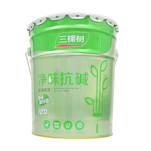 三棵树净味抗碱防霉底漆乳胶漆内墙面漆粉刷室内环保白色自刷涂料