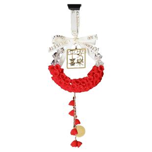 车载吊坠女神款后视镜挂饰植绒工艺汽车挂件2025新款车内饰品装饰