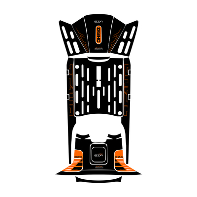 适用于25款极核EZ4脚踏保护贴纸