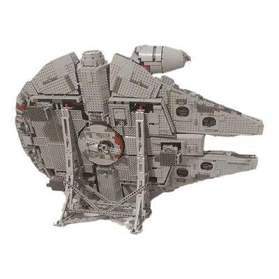 积木配件星球大战摆放支架千年隼