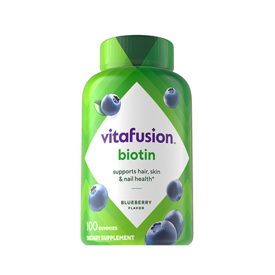 vitafusion生物素软糖男士女士